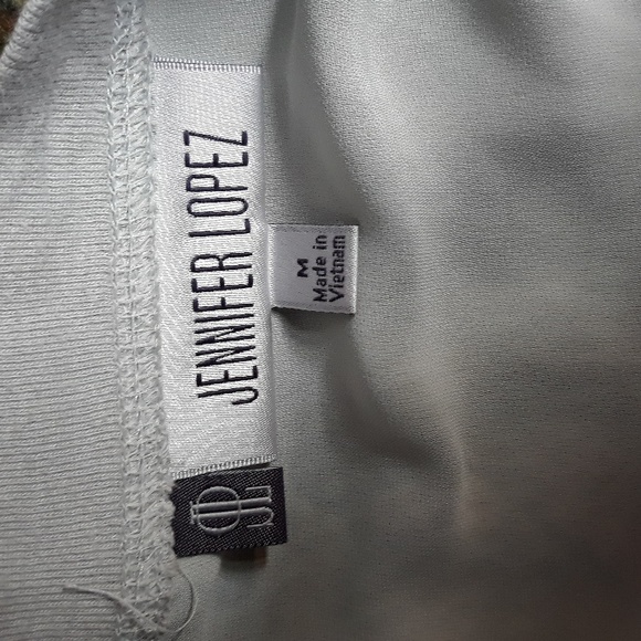 Gray Pearl Dazzled Sweat shirt top Jennifer Lopez - Picture 5 of 7